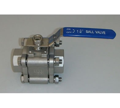 3PC Screwed Ball Valve(2000WOG)