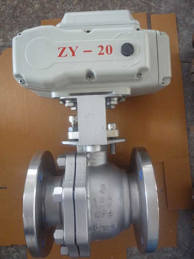 Electric control ball valve