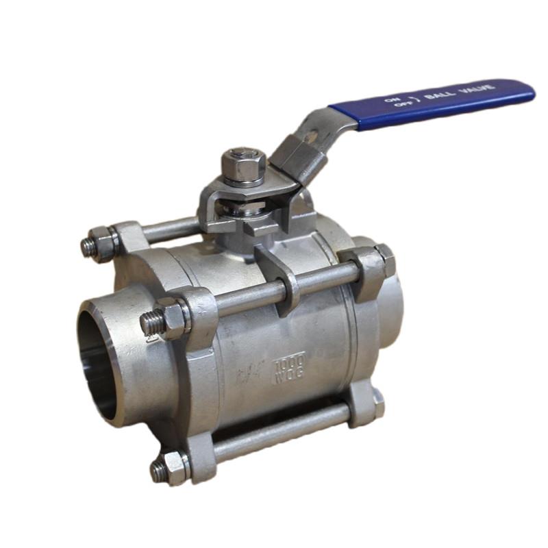 3PC Butt Weld Ball Valve