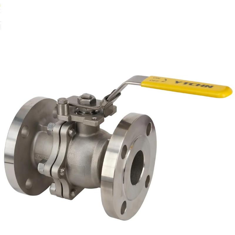 2PC DIN Flanged Ball Valve